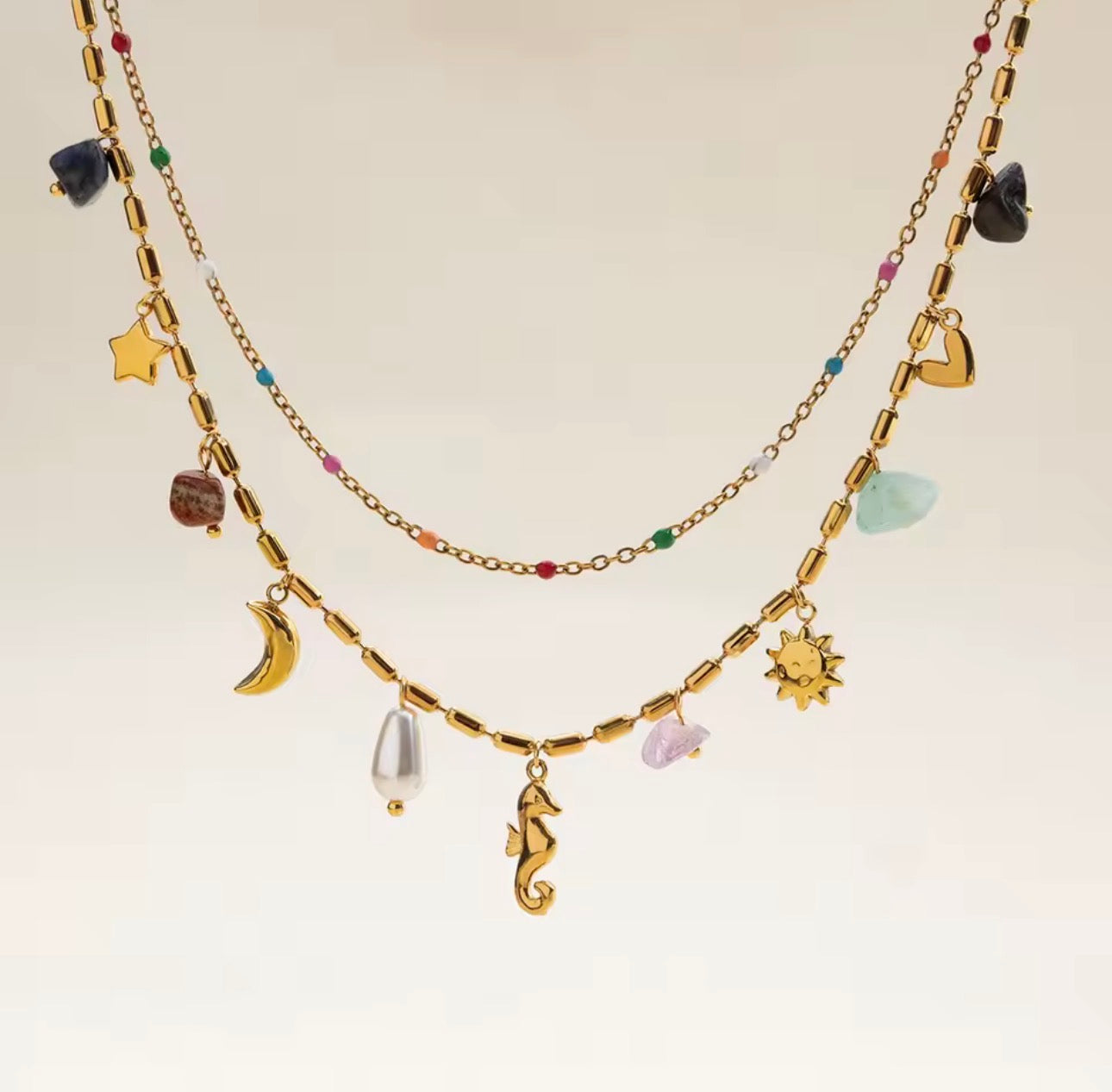 Stackable Double layer Necklace