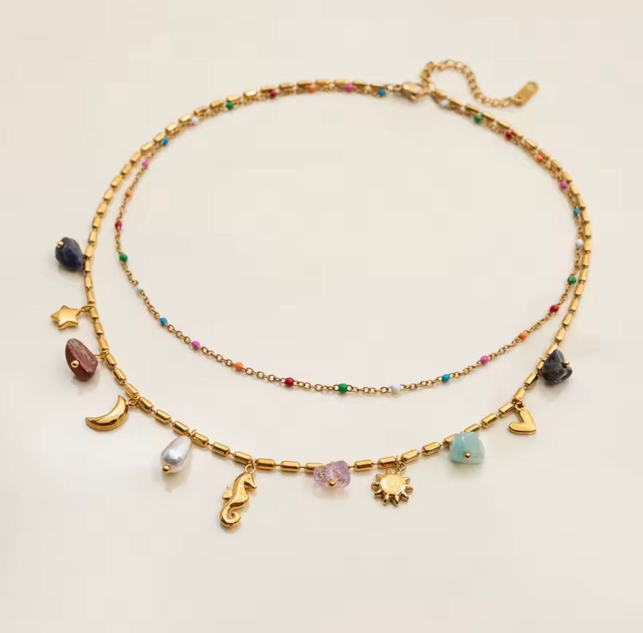 Stackable Double layer Necklace