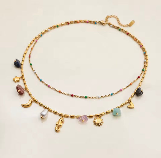 Stackable Double layer Necklace