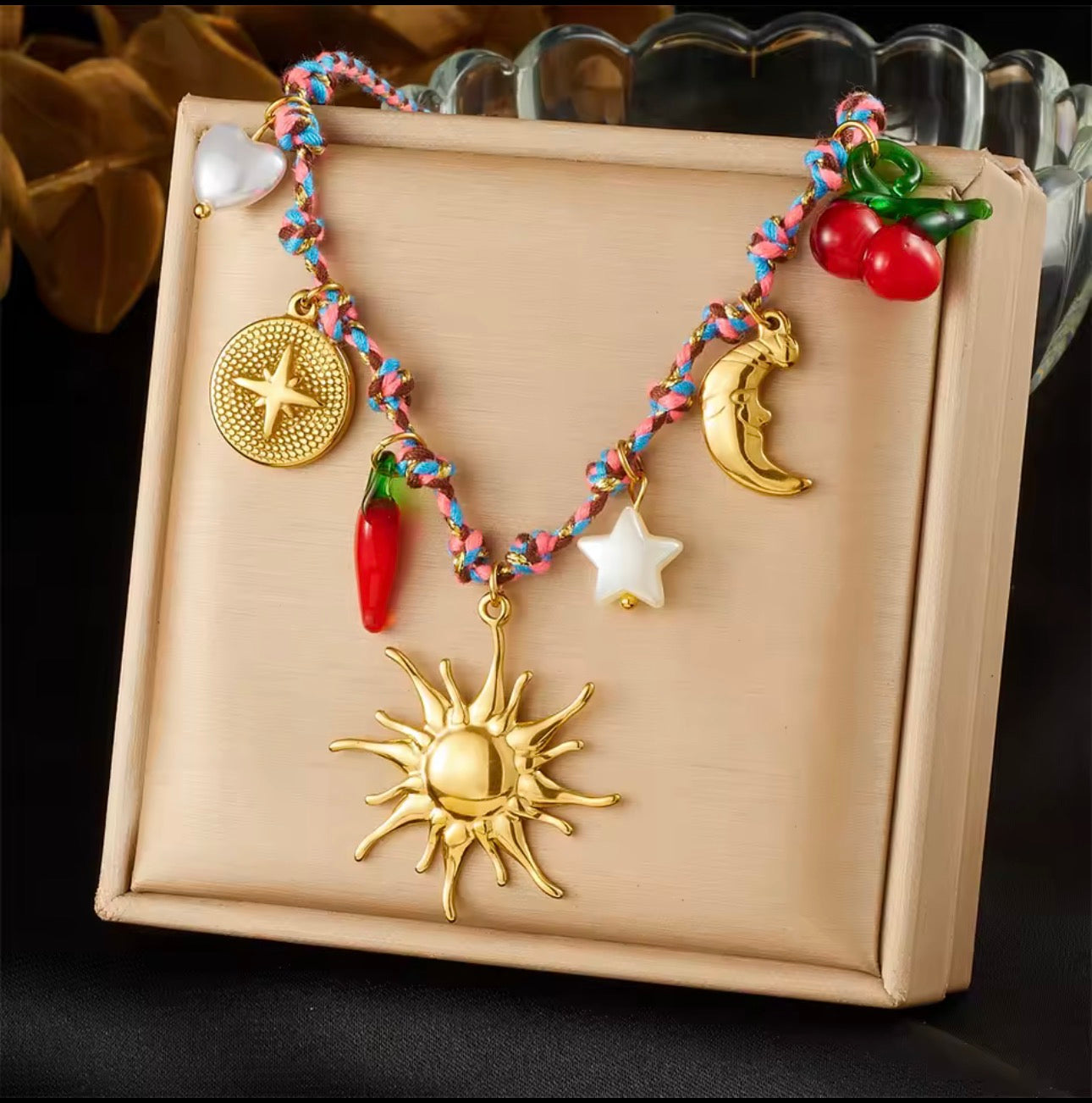 Sun Heart Ocean Necklace