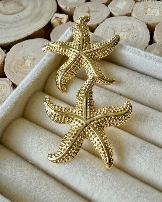 Starfish Shell Earrings
