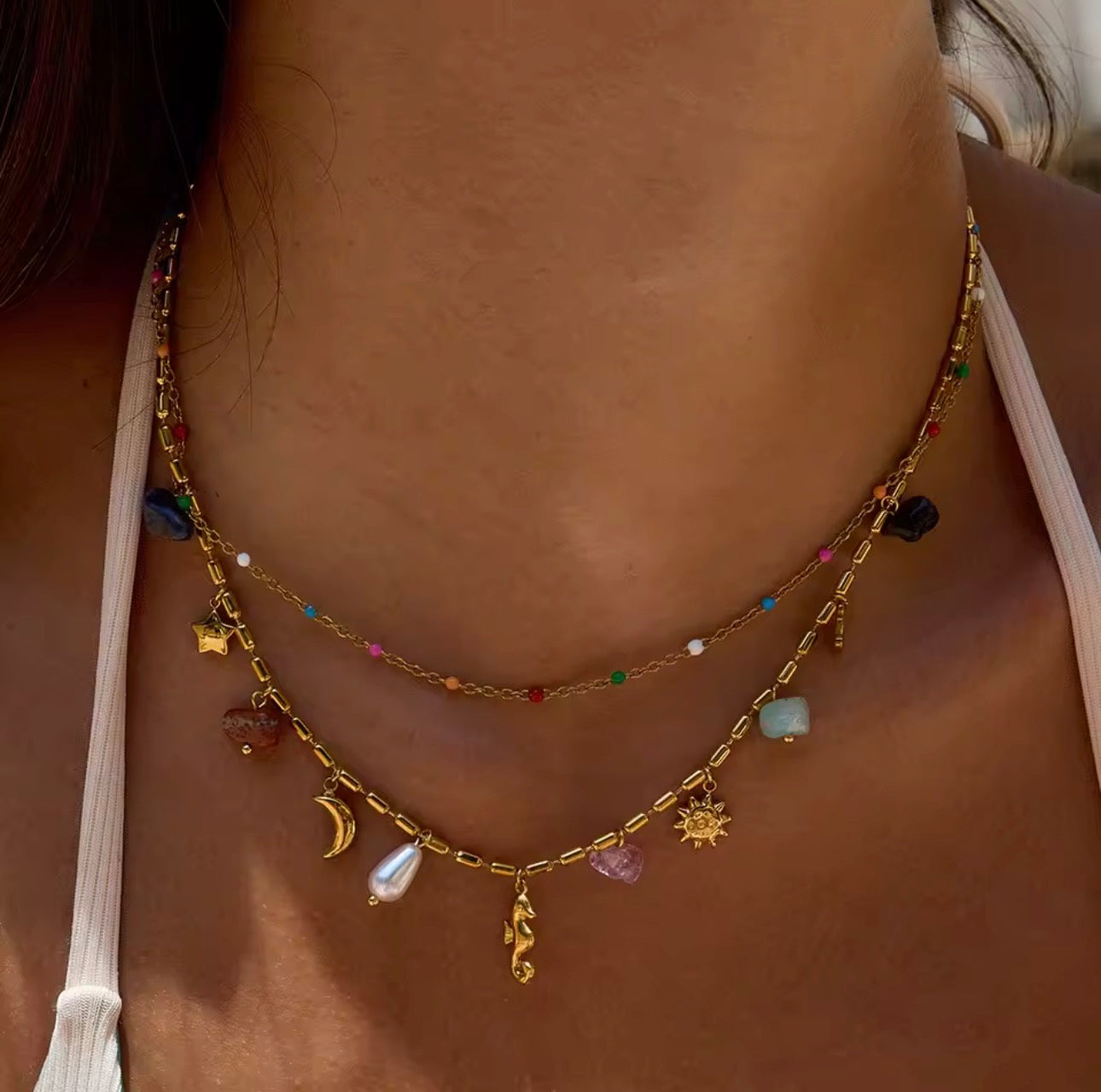 Stackable Double layer Necklace