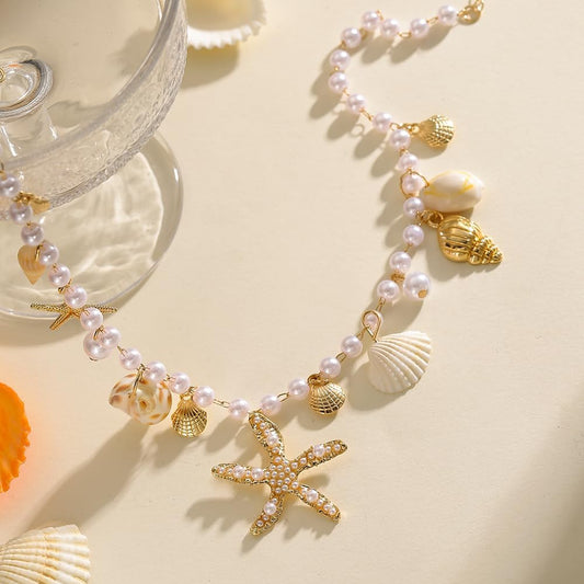 Bohemian Conch Shell Starfish