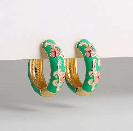Vintage Flower earrings