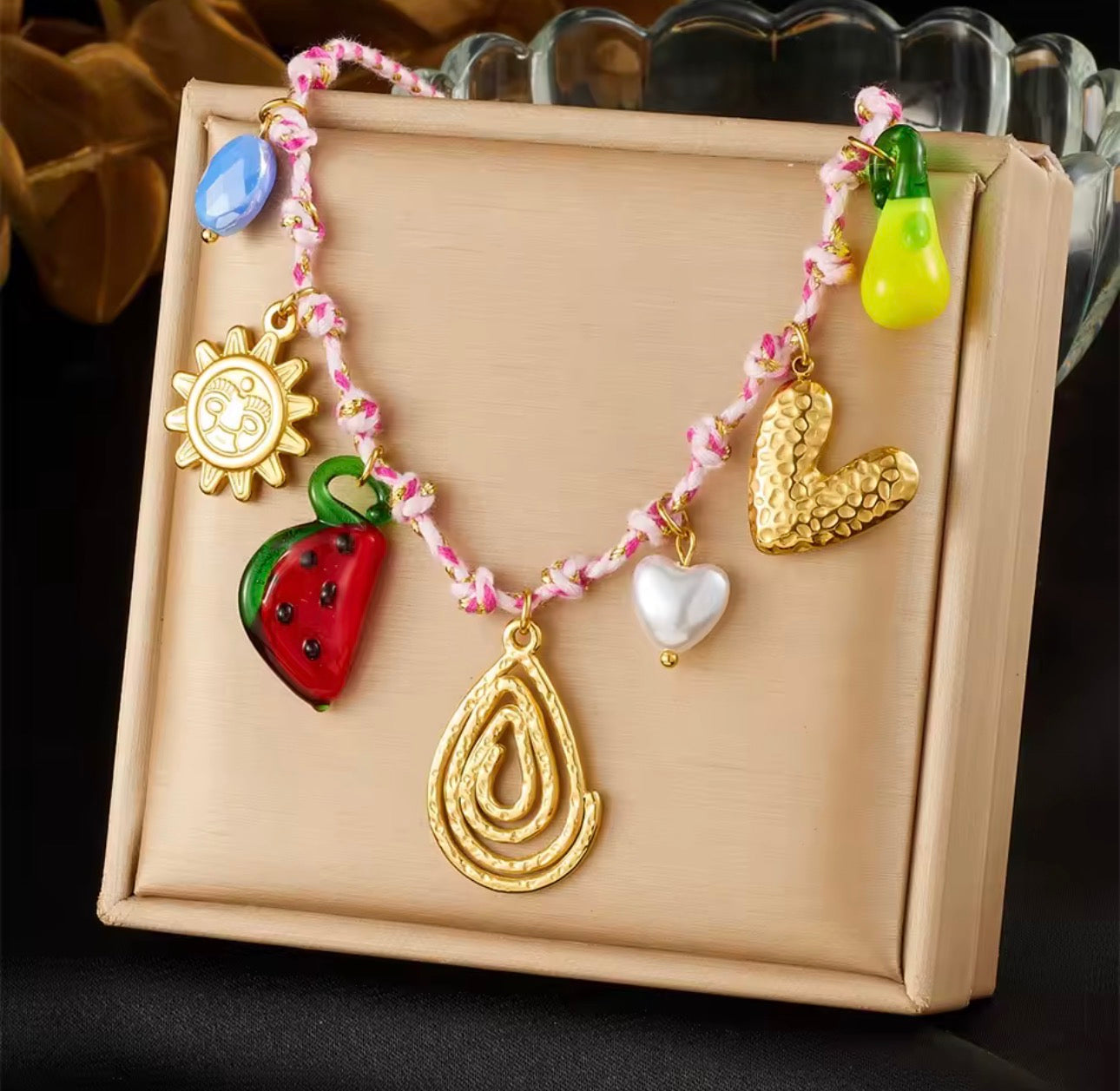 Sun Heart Ocean Necklace