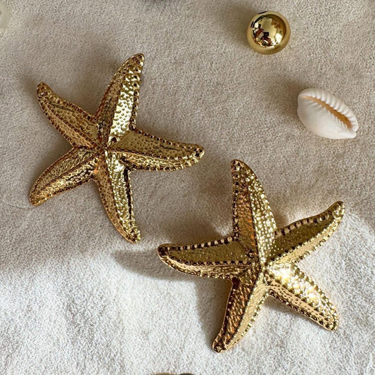 Starfish Shell Earrings