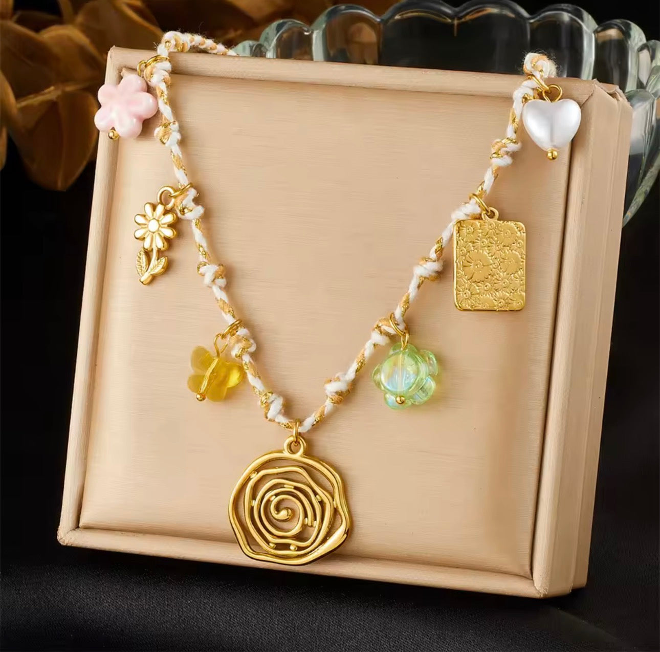 Sun Heart Ocean Necklace