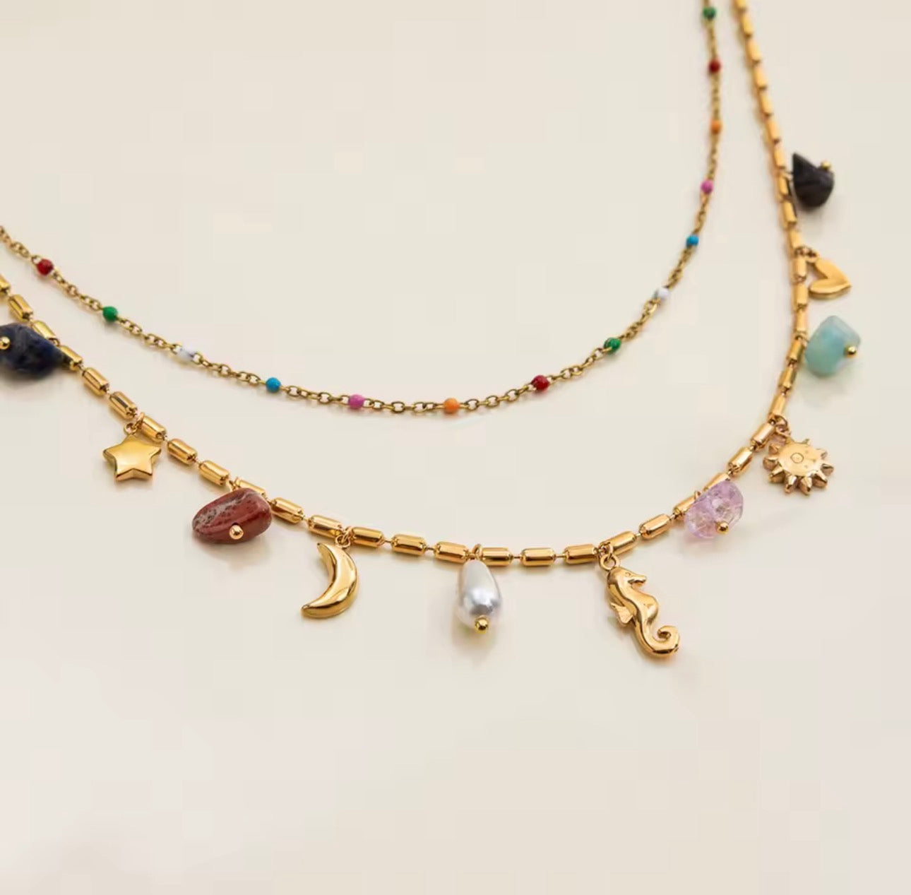 Stackable Double layer Necklace