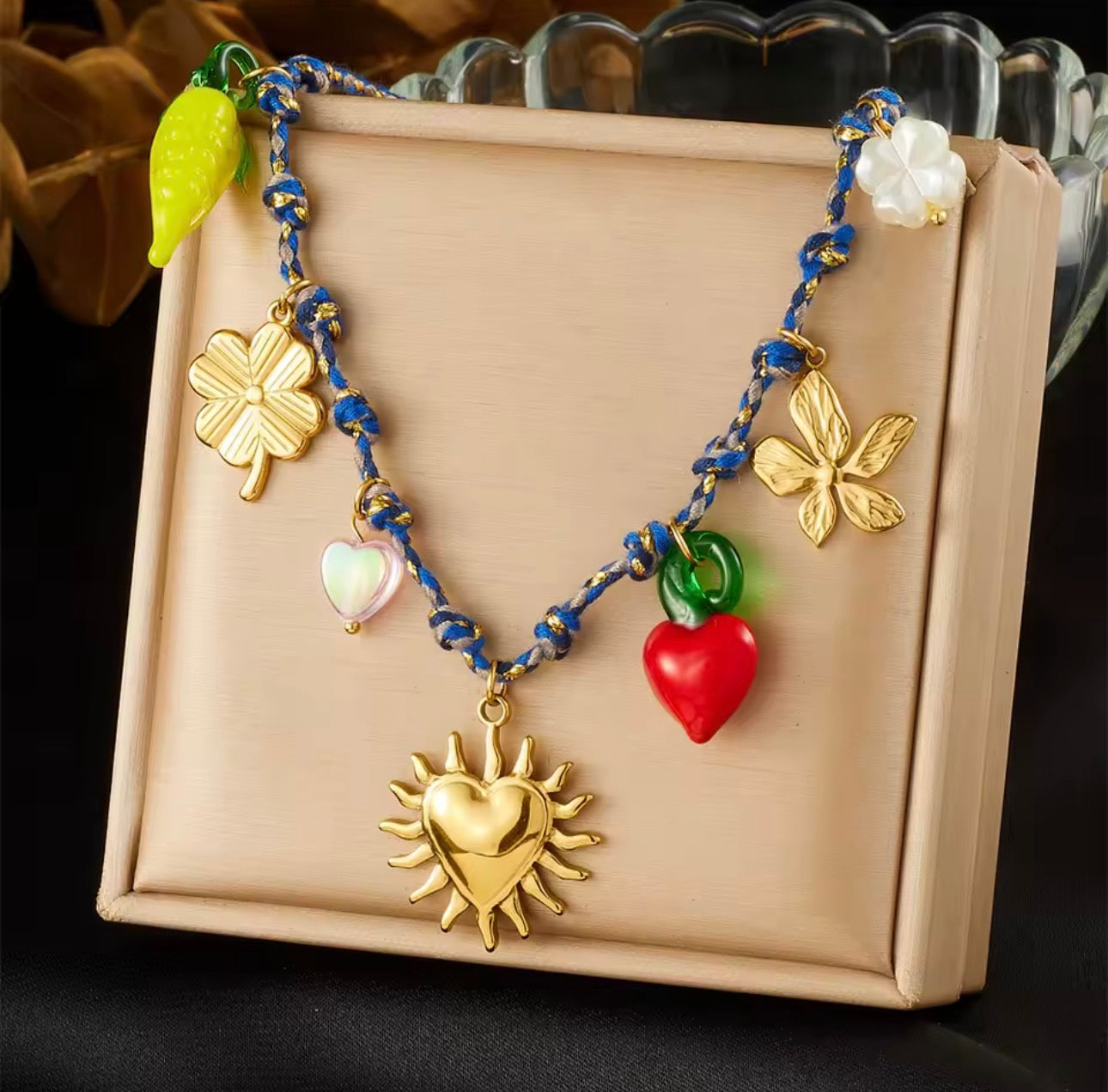 Sun Heart Ocean Necklace