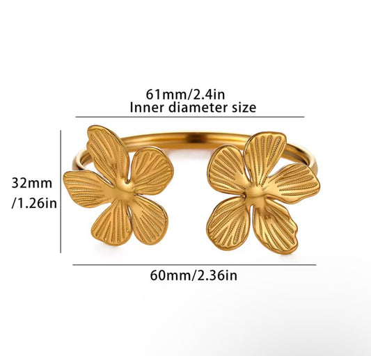 Flower arm cuff