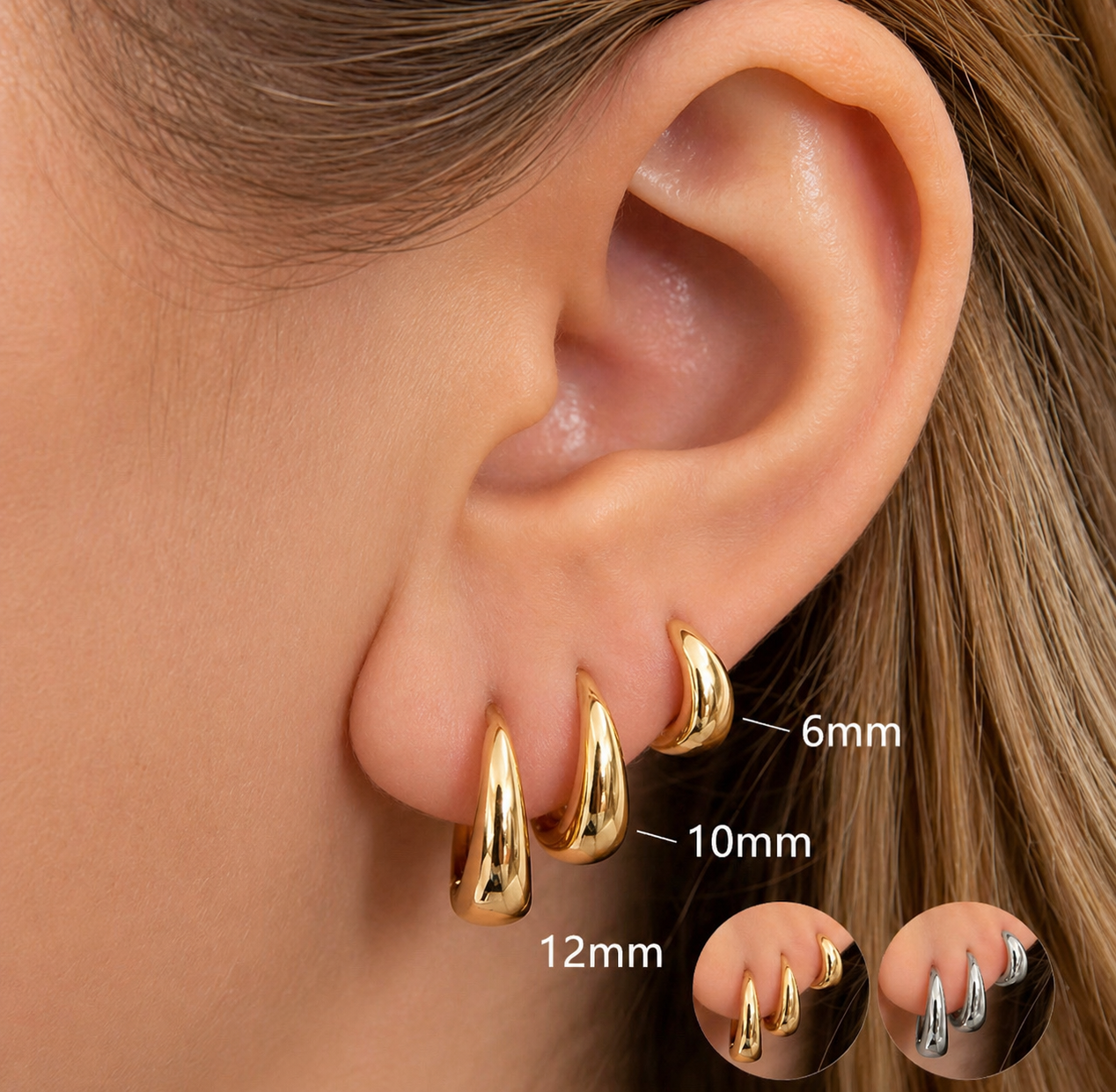 Huggie Hoop Earrings