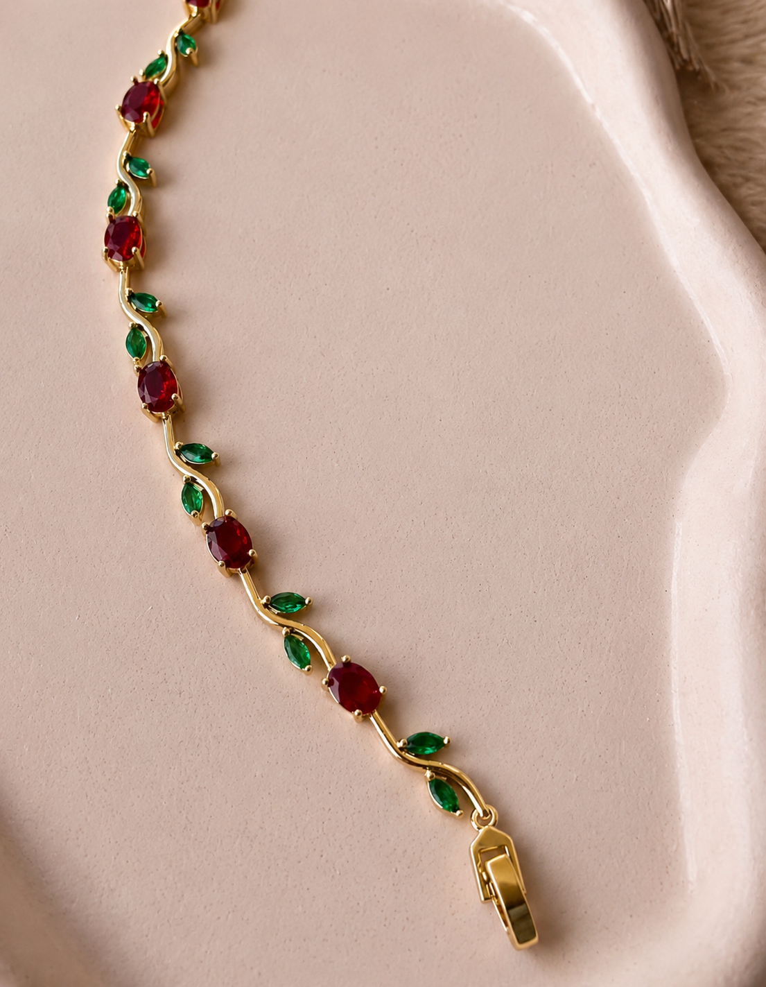 Tulip flower bracelet